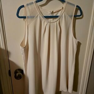 Soft Surroundings Cream Top